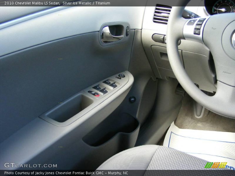 Silver Ice Metallic / Titanium 2010 Chevrolet Malibu LS Sedan