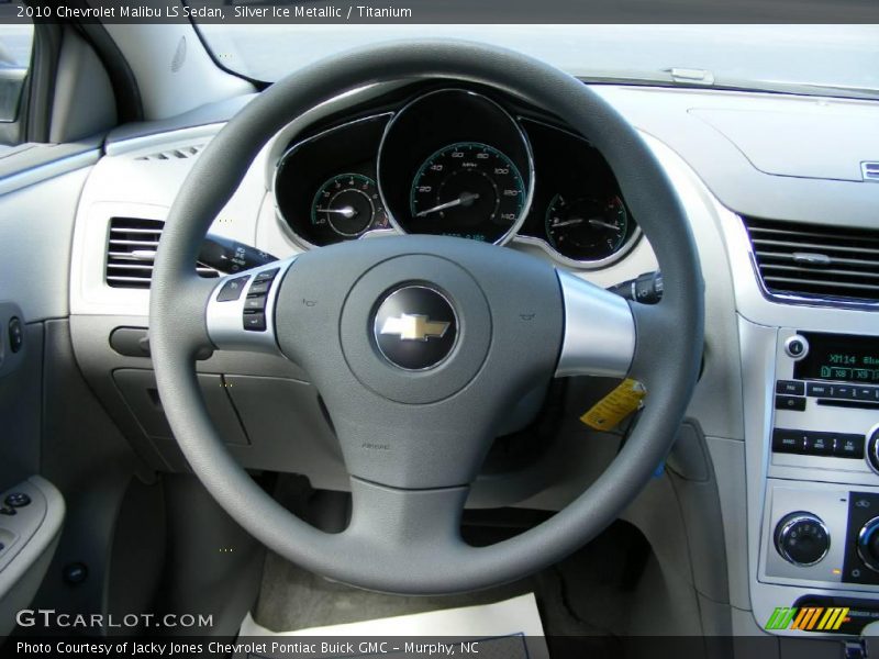 Silver Ice Metallic / Titanium 2010 Chevrolet Malibu LS Sedan
