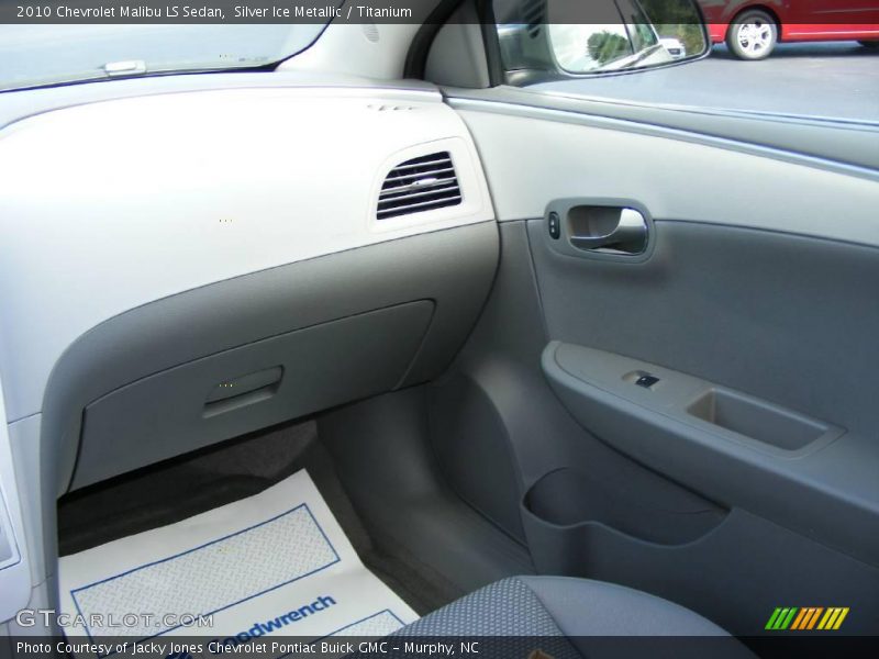 Silver Ice Metallic / Titanium 2010 Chevrolet Malibu LS Sedan