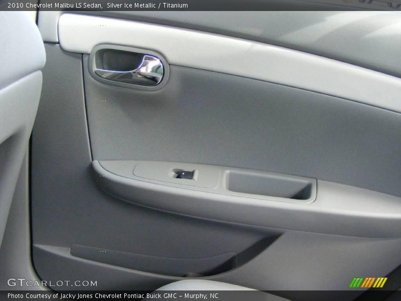 Silver Ice Metallic / Titanium 2010 Chevrolet Malibu LS Sedan
