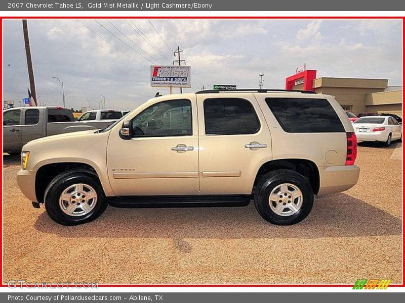 Gold Mist Metallic / Light Cashmere/Ebony 2007 Chevrolet Tahoe LS