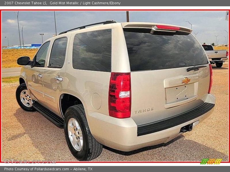 Gold Mist Metallic / Light Cashmere/Ebony 2007 Chevrolet Tahoe LS