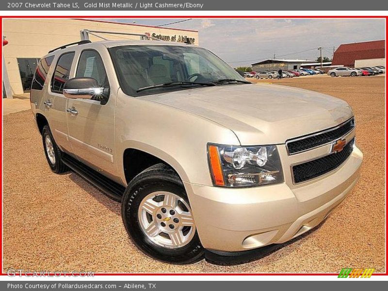 Gold Mist Metallic / Light Cashmere/Ebony 2007 Chevrolet Tahoe LS