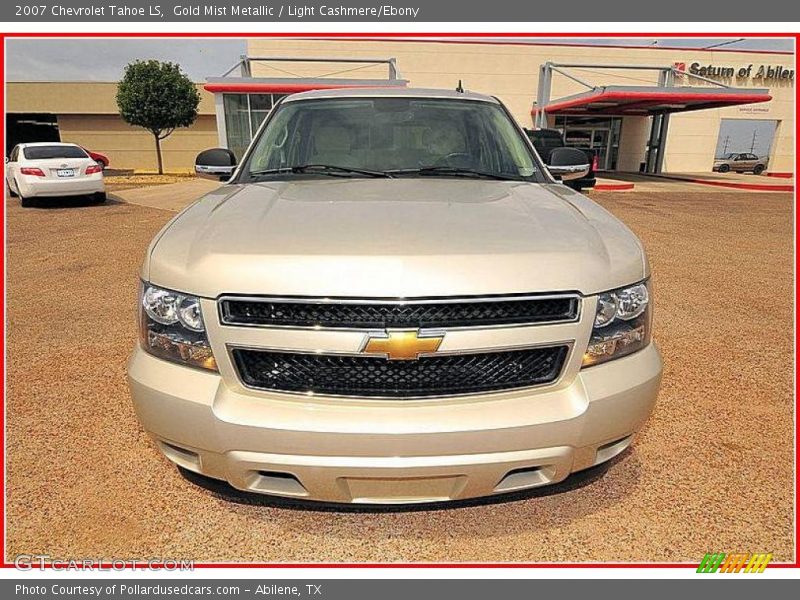 Gold Mist Metallic / Light Cashmere/Ebony 2007 Chevrolet Tahoe LS