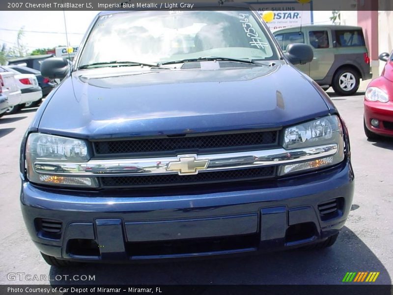 Imperial Blue Metallic / Light Gray 2007 Chevrolet TrailBlazer LS