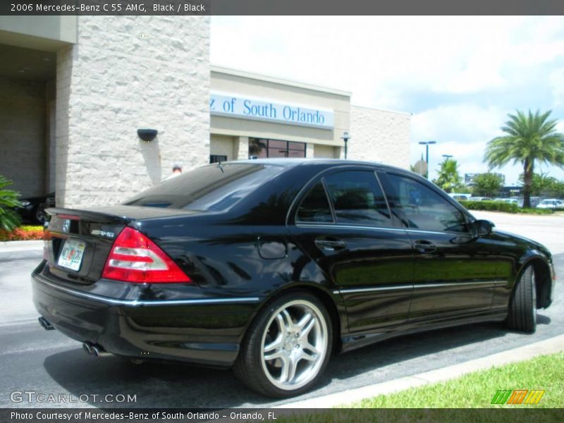 Black / Black 2006 Mercedes-Benz C 55 AMG