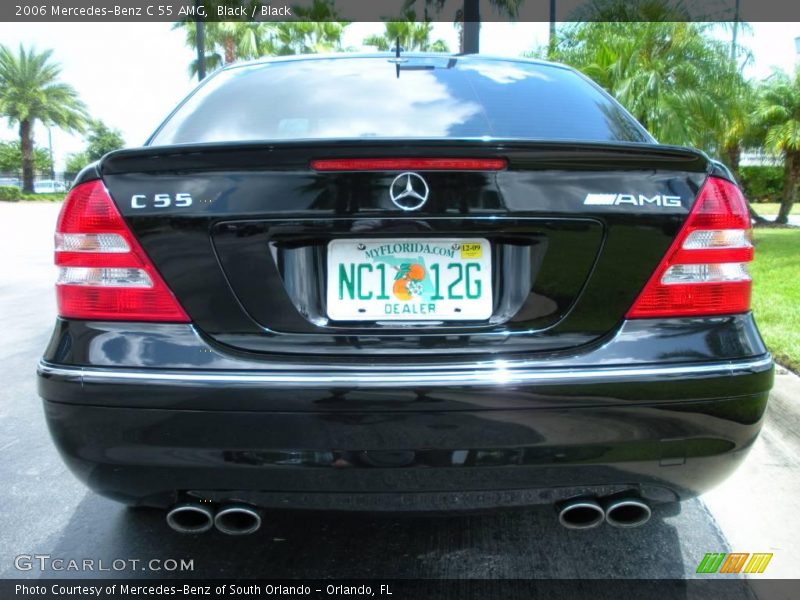 Black / Black 2006 Mercedes-Benz C 55 AMG