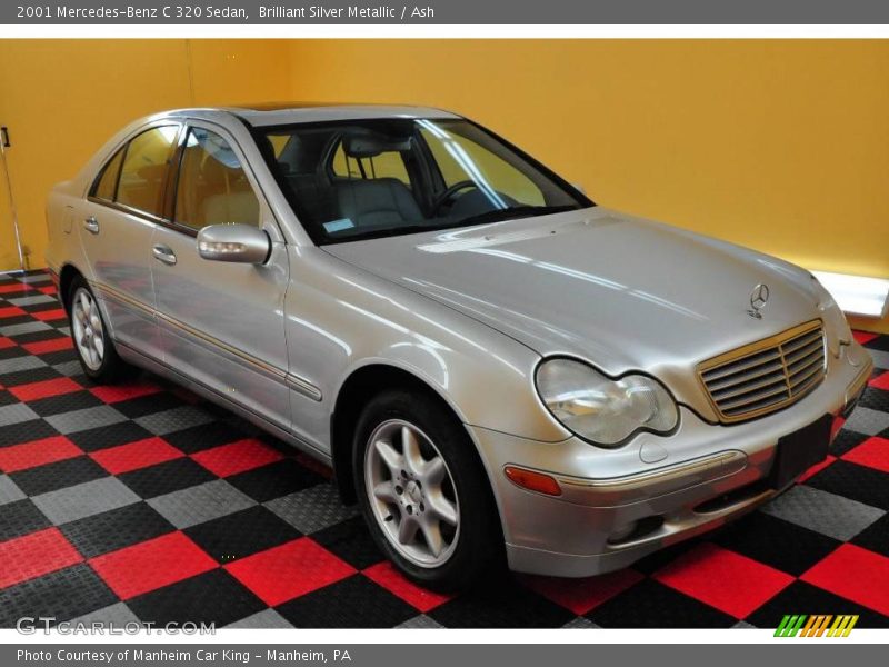 Brilliant Silver Metallic / Ash 2001 Mercedes-Benz C 320 Sedan