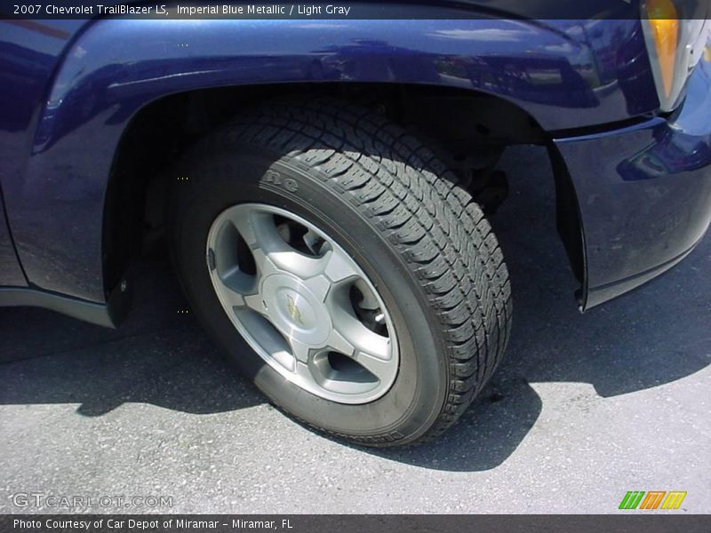 Imperial Blue Metallic / Light Gray 2007 Chevrolet TrailBlazer LS