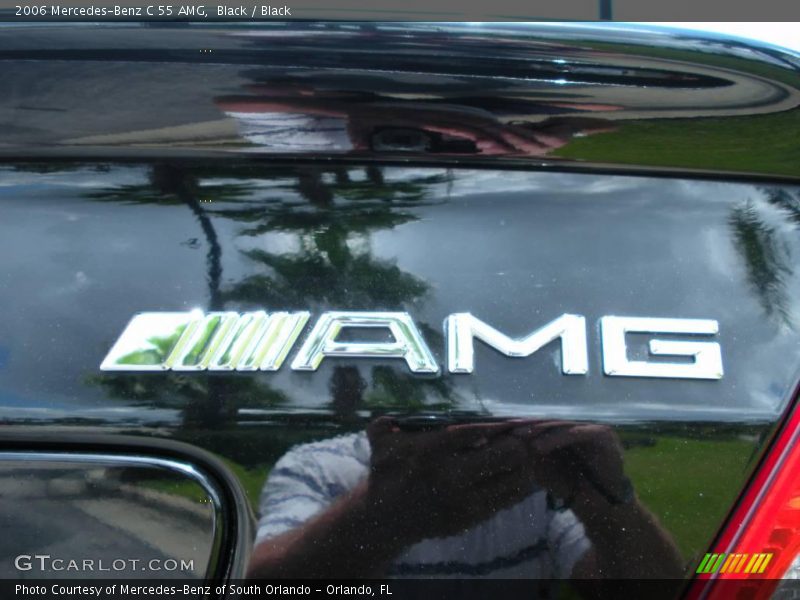 Black / Black 2006 Mercedes-Benz C 55 AMG