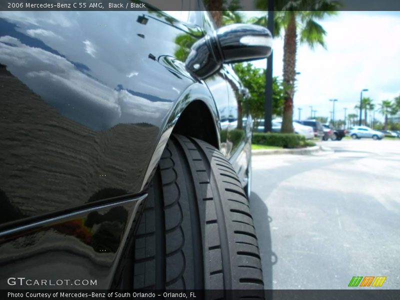 Black / Black 2006 Mercedes-Benz C 55 AMG