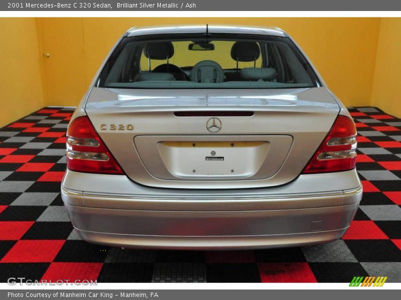 Brilliant Silver Metallic / Ash 2001 Mercedes-Benz C 320 Sedan