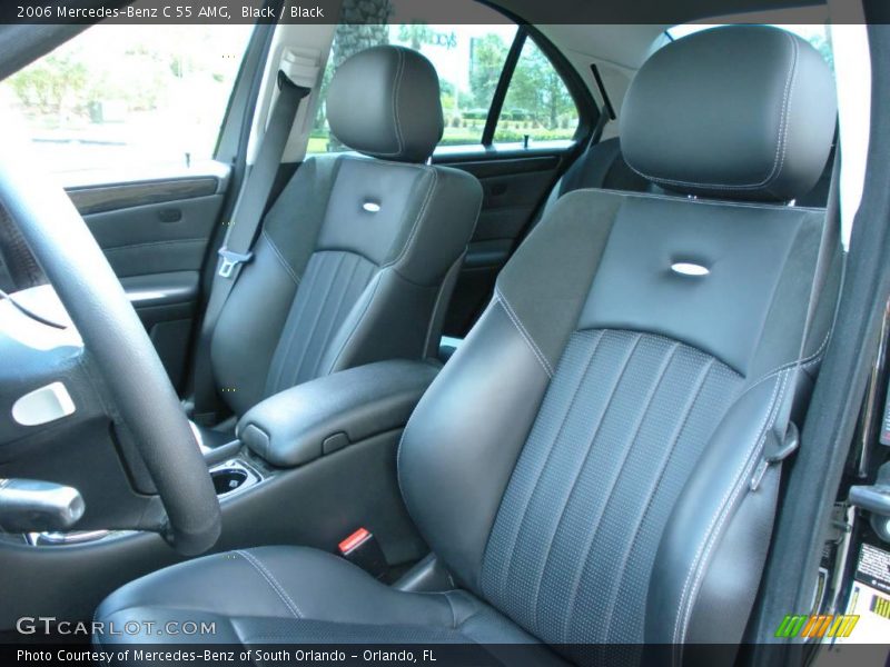 Black / Black 2006 Mercedes-Benz C 55 AMG