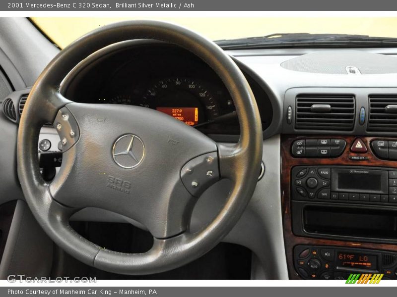 Brilliant Silver Metallic / Ash 2001 Mercedes-Benz C 320 Sedan