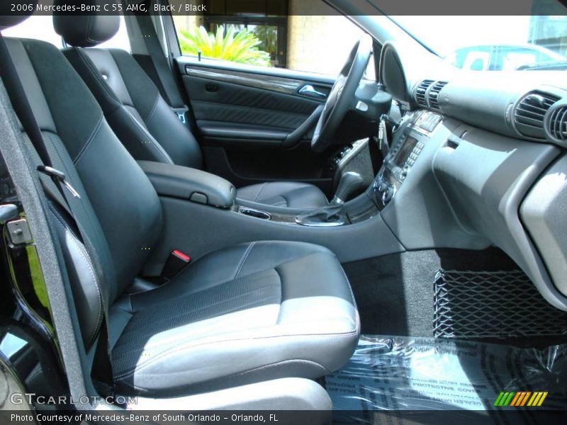 Black / Black 2006 Mercedes-Benz C 55 AMG