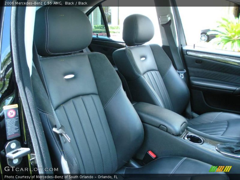 Black / Black 2006 Mercedes-Benz C 55 AMG