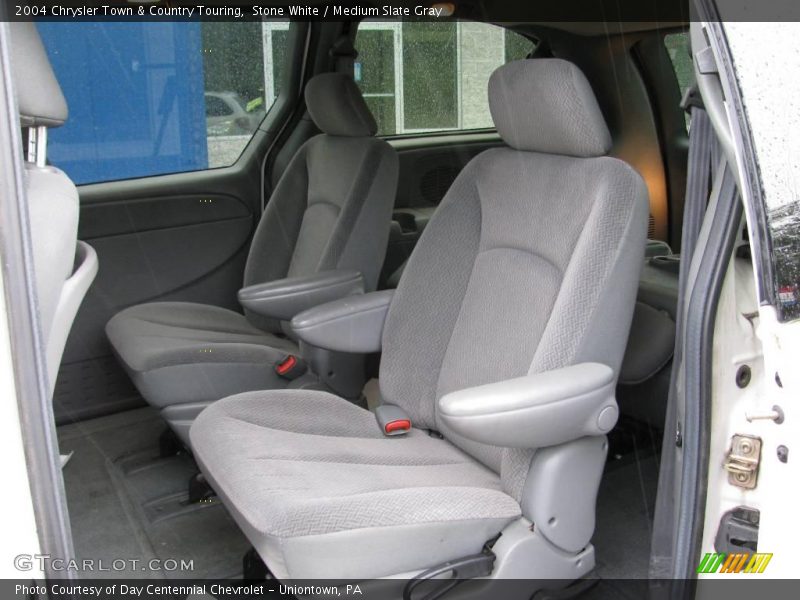 Stone White / Medium Slate Gray 2004 Chrysler Town & Country Touring