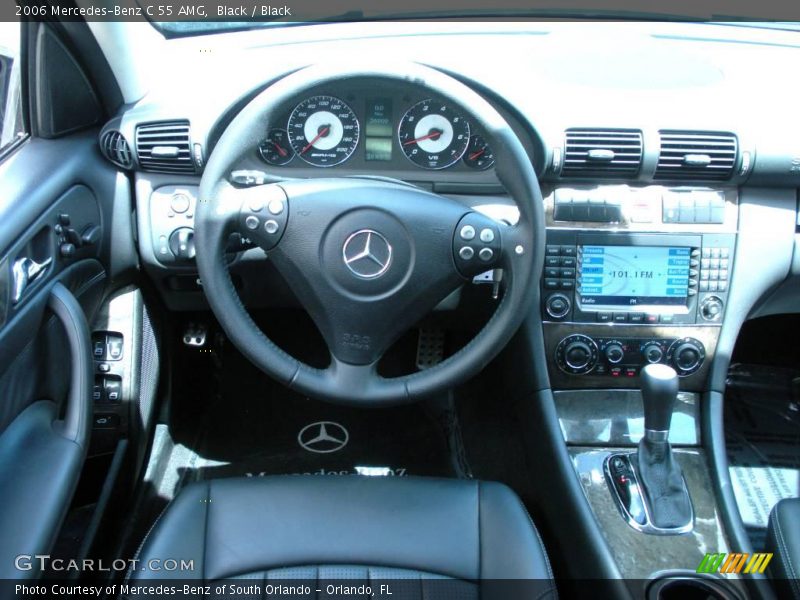 Black / Black 2006 Mercedes-Benz C 55 AMG