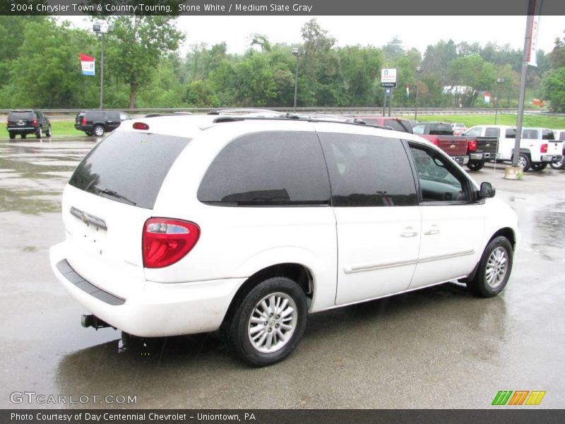 Stone White / Medium Slate Gray 2004 Chrysler Town & Country Touring