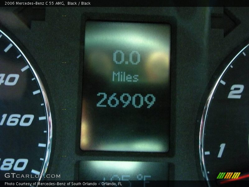 Black / Black 2006 Mercedes-Benz C 55 AMG