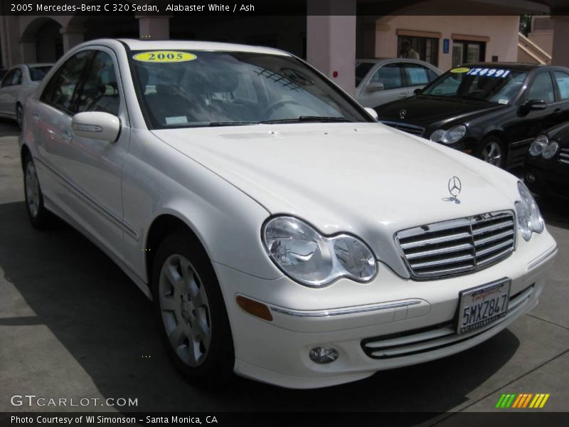 Alabaster White / Ash 2005 Mercedes-Benz C 320 Sedan