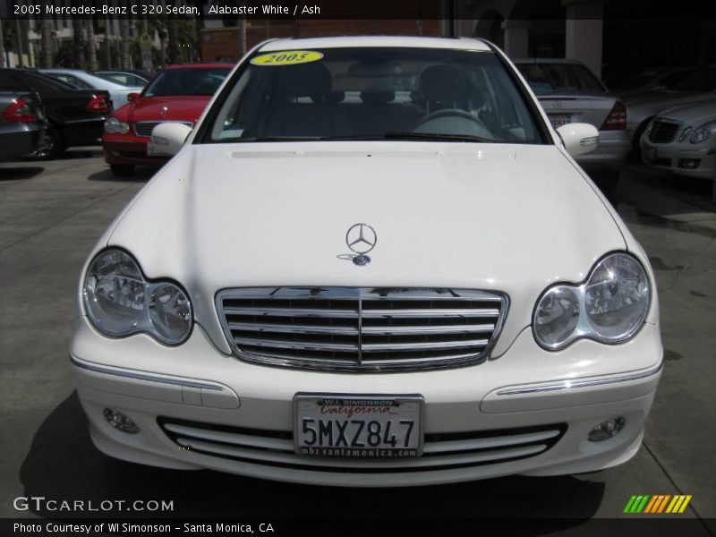 Alabaster White / Ash 2005 Mercedes-Benz C 320 Sedan