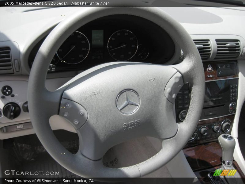 Alabaster White / Ash 2005 Mercedes-Benz C 320 Sedan