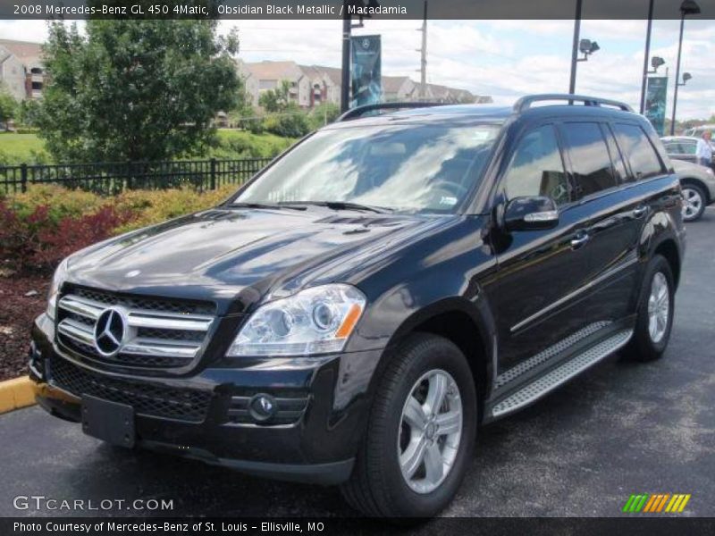 Obsidian Black Metallic / Macadamia 2008 Mercedes-Benz GL 450 4Matic