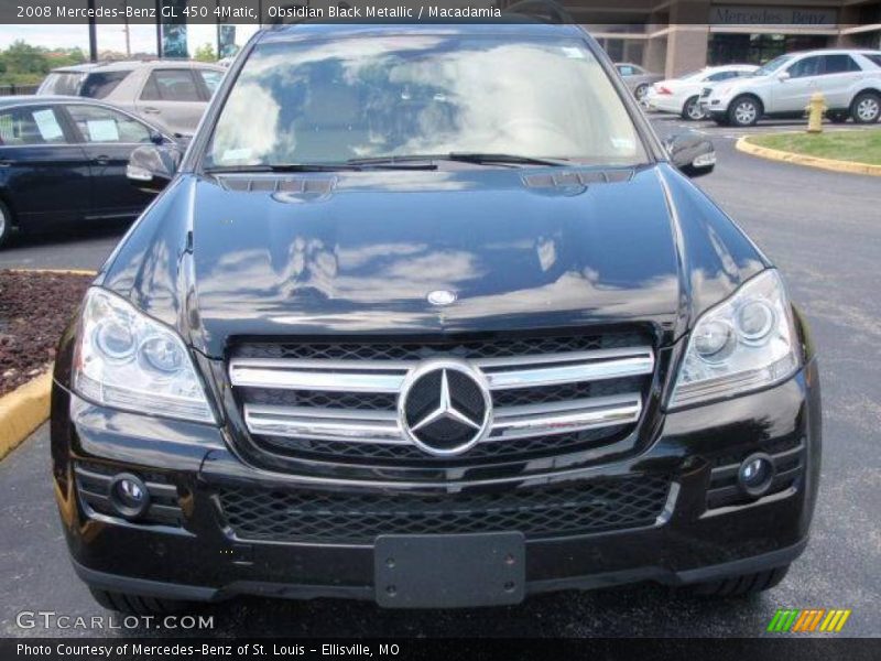 Obsidian Black Metallic / Macadamia 2008 Mercedes-Benz GL 450 4Matic