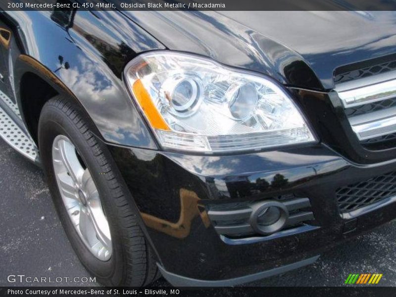 Obsidian Black Metallic / Macadamia 2008 Mercedes-Benz GL 450 4Matic
