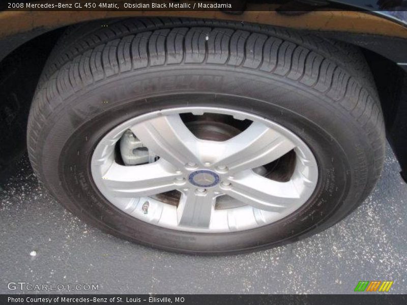 Obsidian Black Metallic / Macadamia 2008 Mercedes-Benz GL 450 4Matic