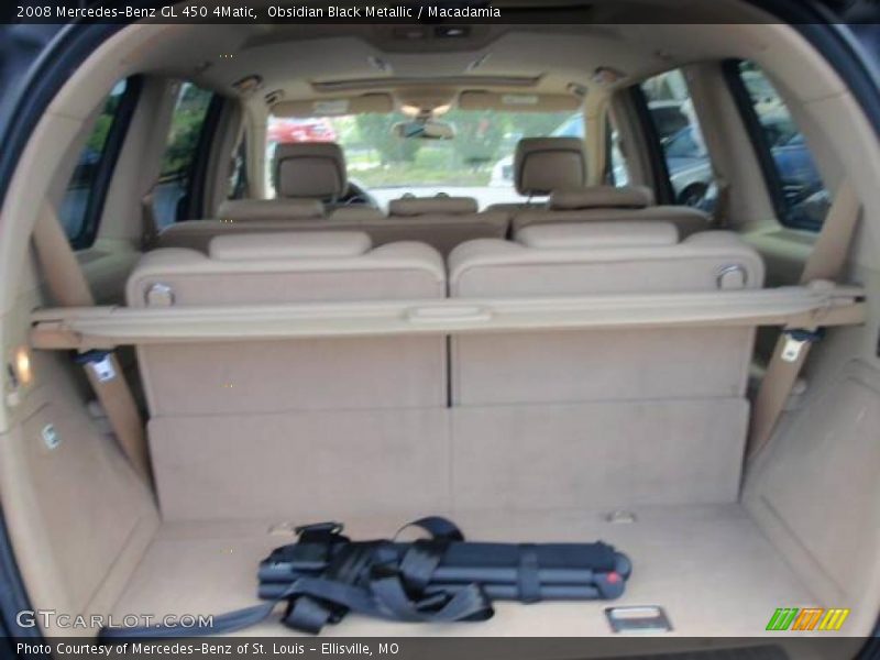 Obsidian Black Metallic / Macadamia 2008 Mercedes-Benz GL 450 4Matic