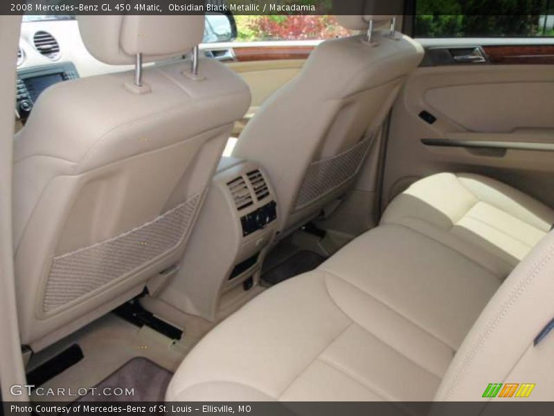 Obsidian Black Metallic / Macadamia 2008 Mercedes-Benz GL 450 4Matic