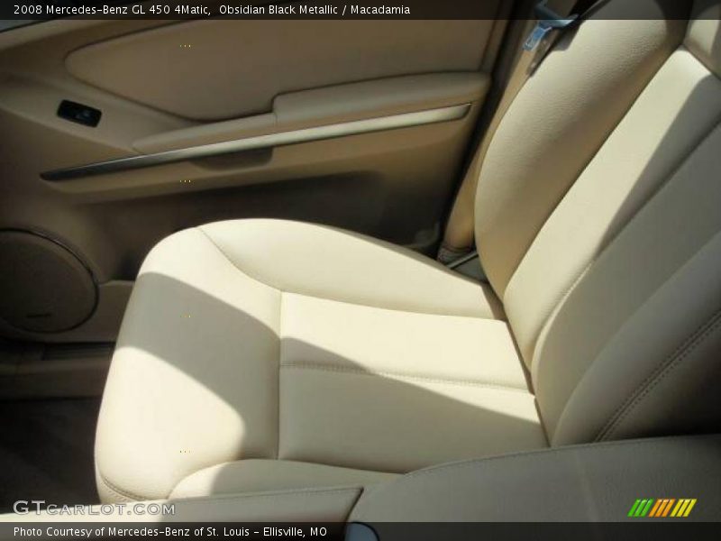 Obsidian Black Metallic / Macadamia 2008 Mercedes-Benz GL 450 4Matic