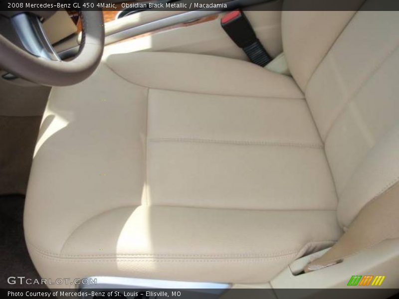Obsidian Black Metallic / Macadamia 2008 Mercedes-Benz GL 450 4Matic