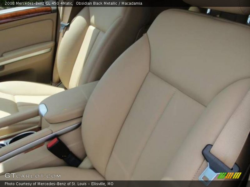 Obsidian Black Metallic / Macadamia 2008 Mercedes-Benz GL 450 4Matic