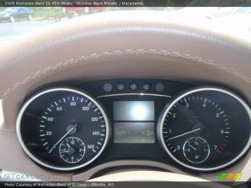 Obsidian Black Metallic / Macadamia 2008 Mercedes-Benz GL 450 4Matic