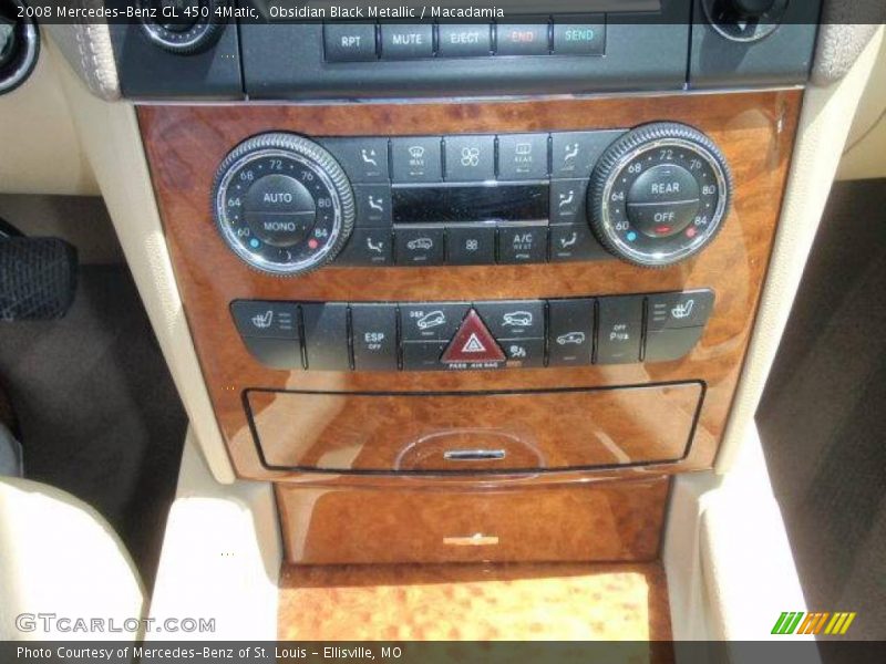Obsidian Black Metallic / Macadamia 2008 Mercedes-Benz GL 450 4Matic