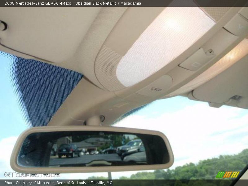 Obsidian Black Metallic / Macadamia 2008 Mercedes-Benz GL 450 4Matic