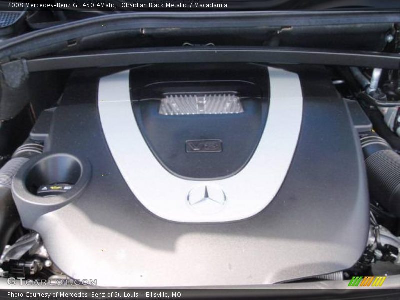 Obsidian Black Metallic / Macadamia 2008 Mercedes-Benz GL 450 4Matic