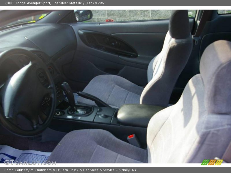 Ice Silver Metallic / Black/Gray 2000 Dodge Avenger Sport
