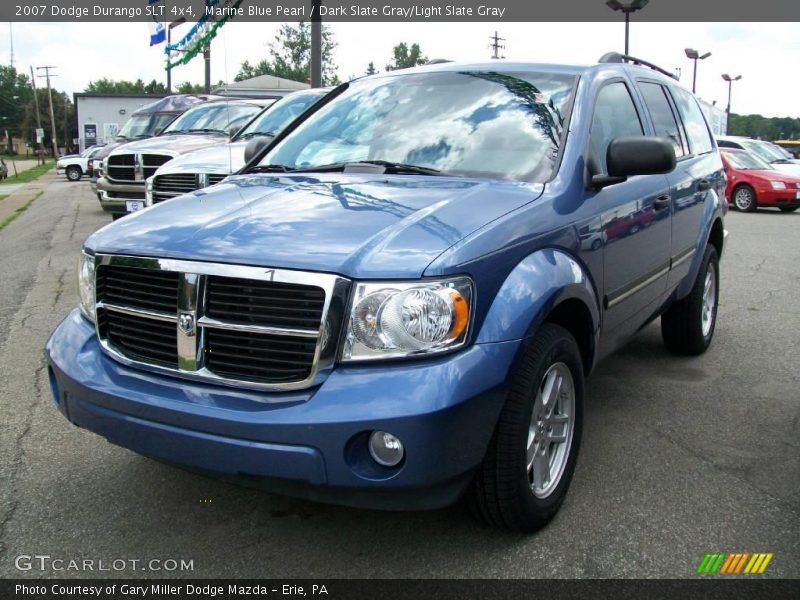 Marine Blue Pearl / Dark Slate Gray/Light Slate Gray 2007 Dodge Durango SLT 4x4