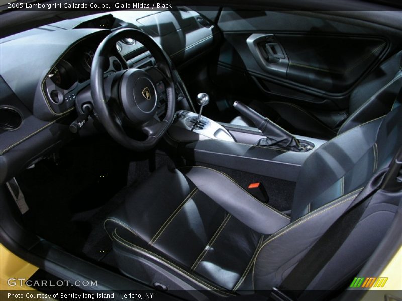 Giallo Midas / Black 2005 Lamborghini Gallardo Coupe