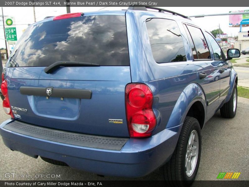 Marine Blue Pearl / Dark Slate Gray/Light Slate Gray 2007 Dodge Durango SLT 4x4