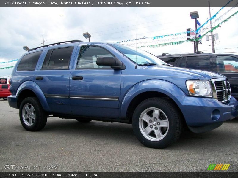 Marine Blue Pearl / Dark Slate Gray/Light Slate Gray 2007 Dodge Durango SLT 4x4