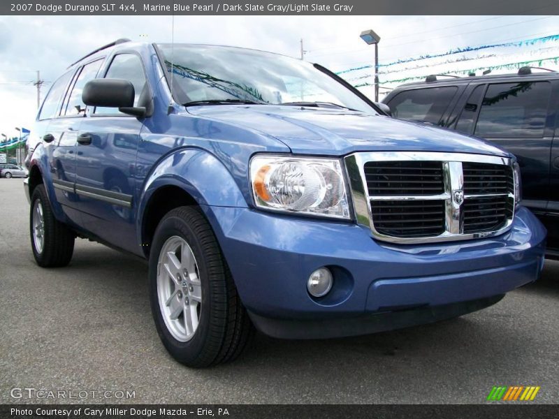 Marine Blue Pearl / Dark Slate Gray/Light Slate Gray 2007 Dodge Durango SLT 4x4