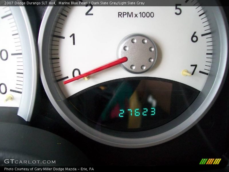 Marine Blue Pearl / Dark Slate Gray/Light Slate Gray 2007 Dodge Durango SLT 4x4