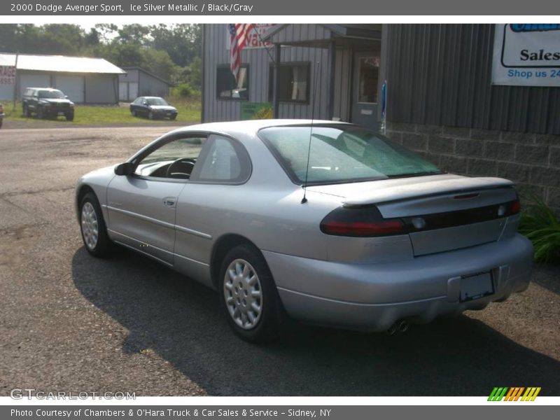 Ice Silver Metallic / Black/Gray 2000 Dodge Avenger Sport