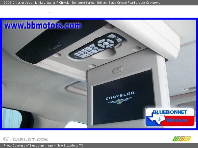 Brilliant Black Crystal Pearl / Light Graystone 2008 Chrysler Aspen Limited Walter P Chrysler Signature Series