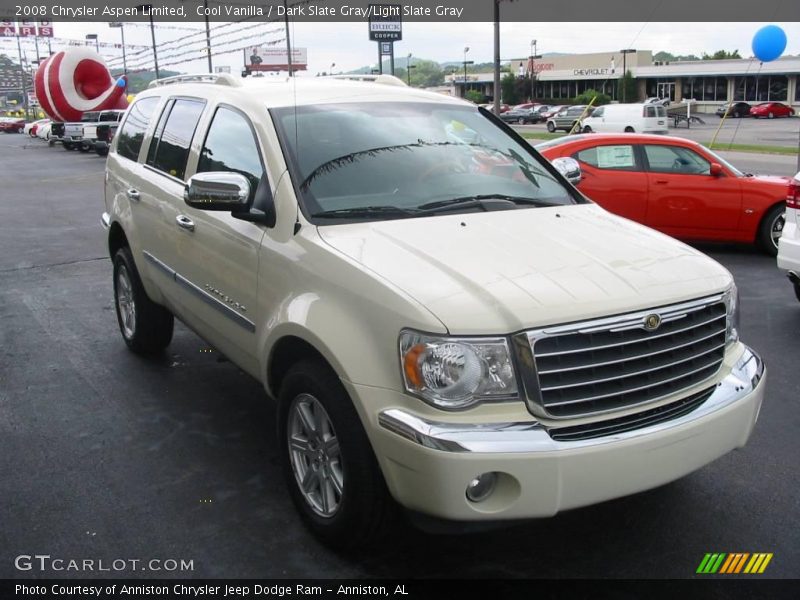 Cool Vanilla / Dark Slate Gray/Light Slate Gray 2008 Chrysler Aspen Limited
